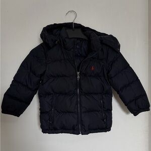 Polo Ralph Lauren Dark Blue Jacket with Yellow Details